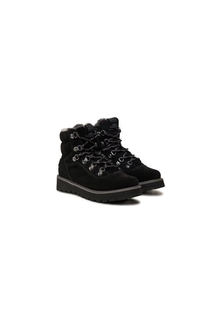 Ghete dama  303983321 - Piele naturala - Negru - Negru
