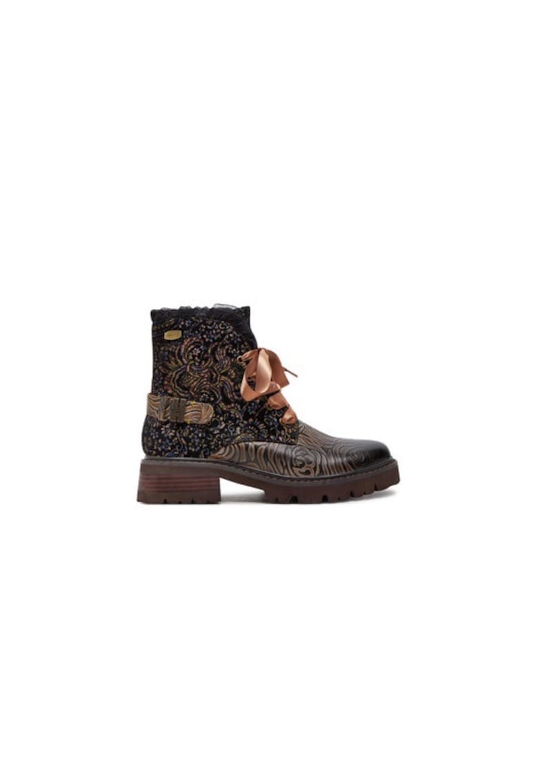 Ghete dama  304357039 - Piele naturala - Maro - Maro