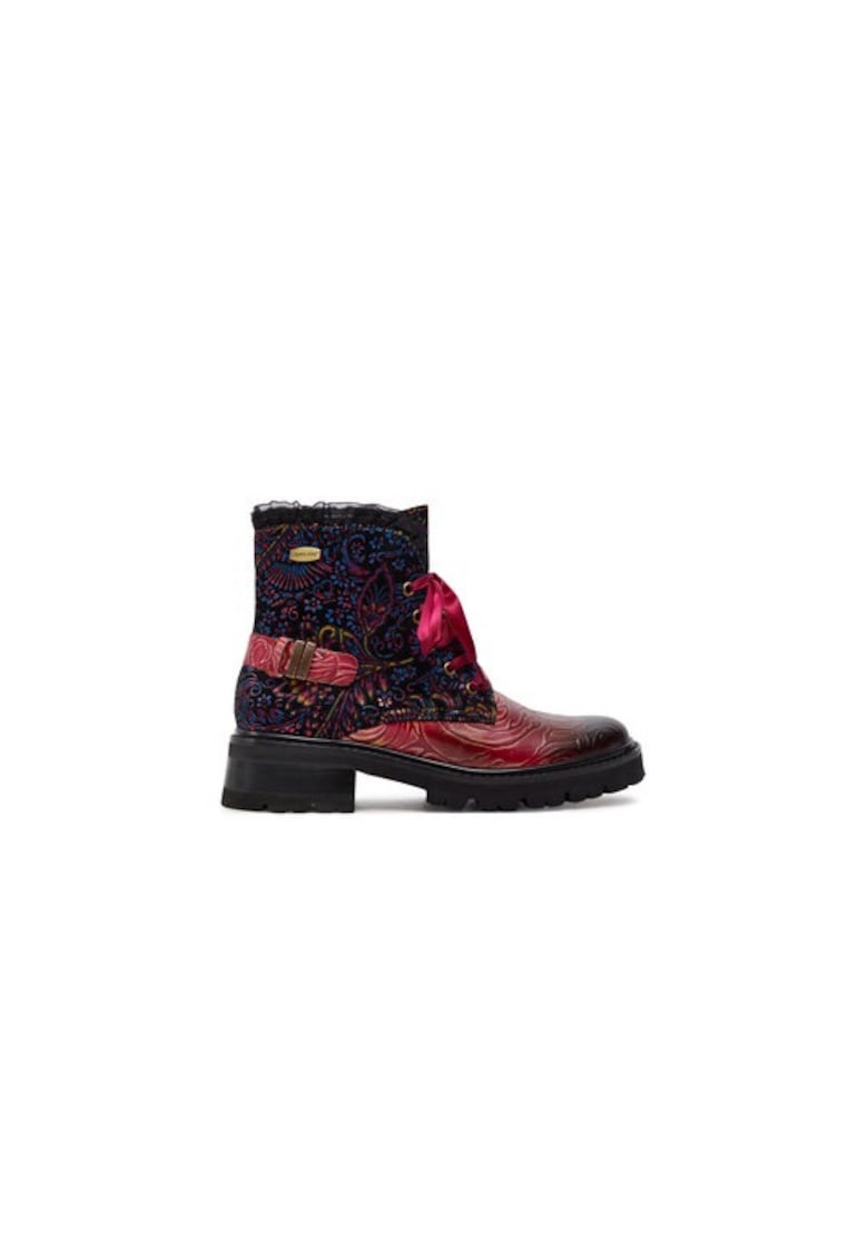 Ghete dama  304357053 - Piele naturala - 36 EU - Rosu