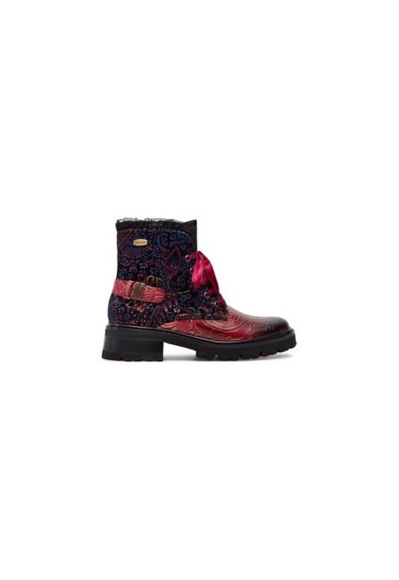 Ghete dama  304357053 - Piele naturala - 37 EU - Rosu