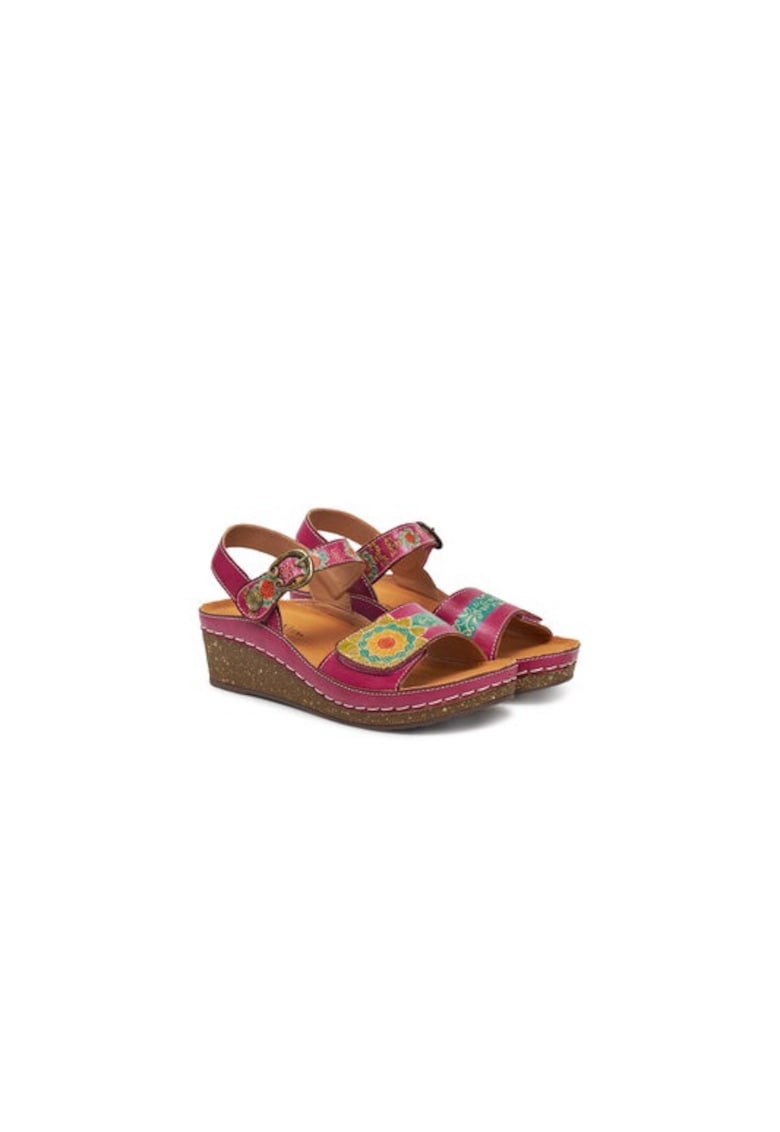 Sandale dama  305012821 - Piele naturala - Multicolor - Multicolor