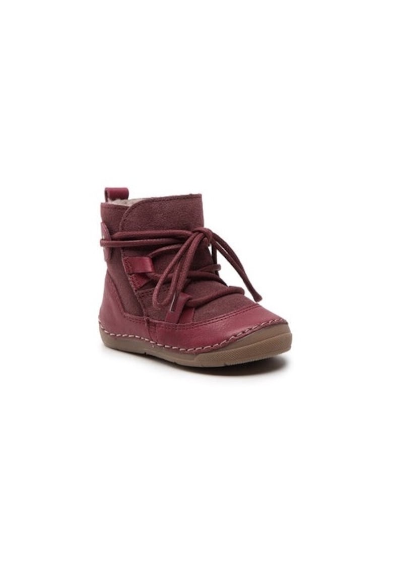 Cizme fete  301438038 - Piele naturala - Rosu - Rosu
