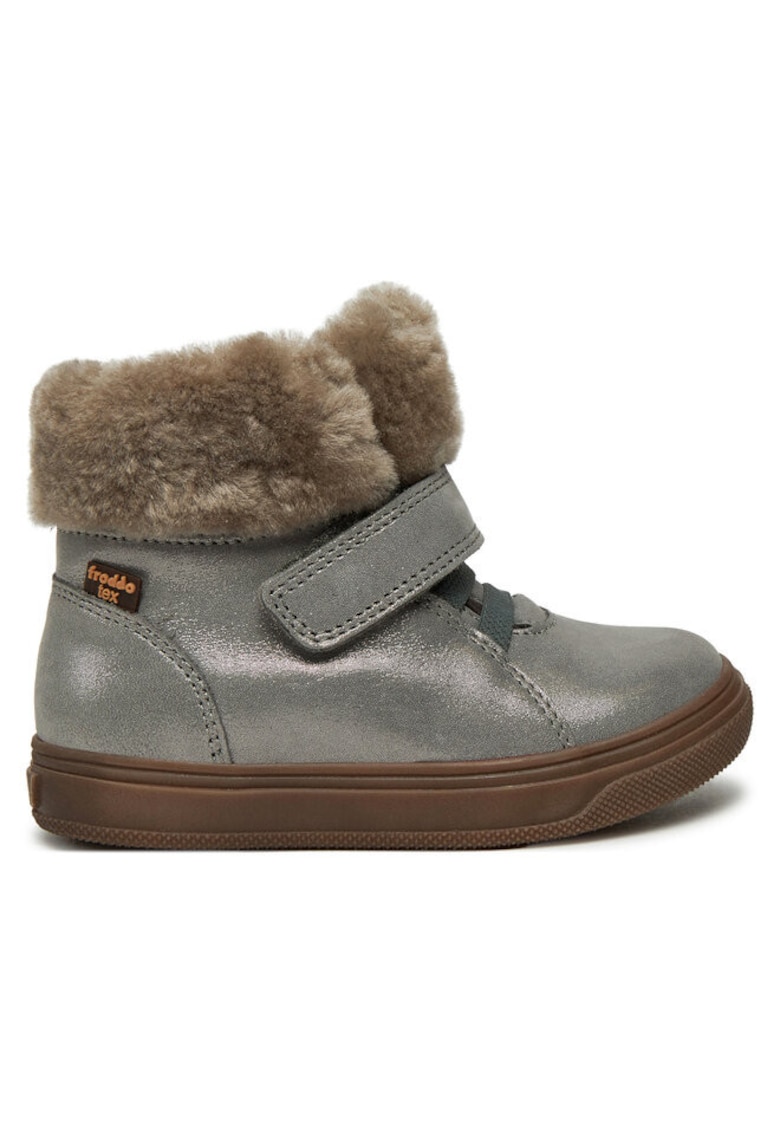 Ghete fete  304390692 - Piele naturala - Gri - Gri