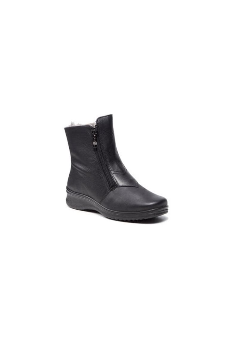 Ghete dama  209292572 - Piele naturala - Negru - Negru