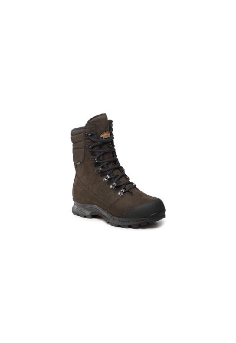 Bocanci trekking barbati  209304732 - Piele naturala - Maro - Maro