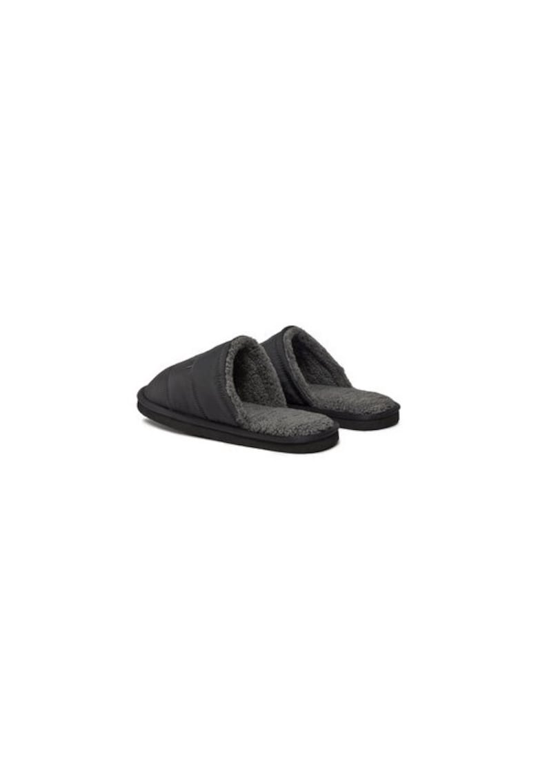 Papuci barbati  303186708 - Piele naturala - Negru - Negru