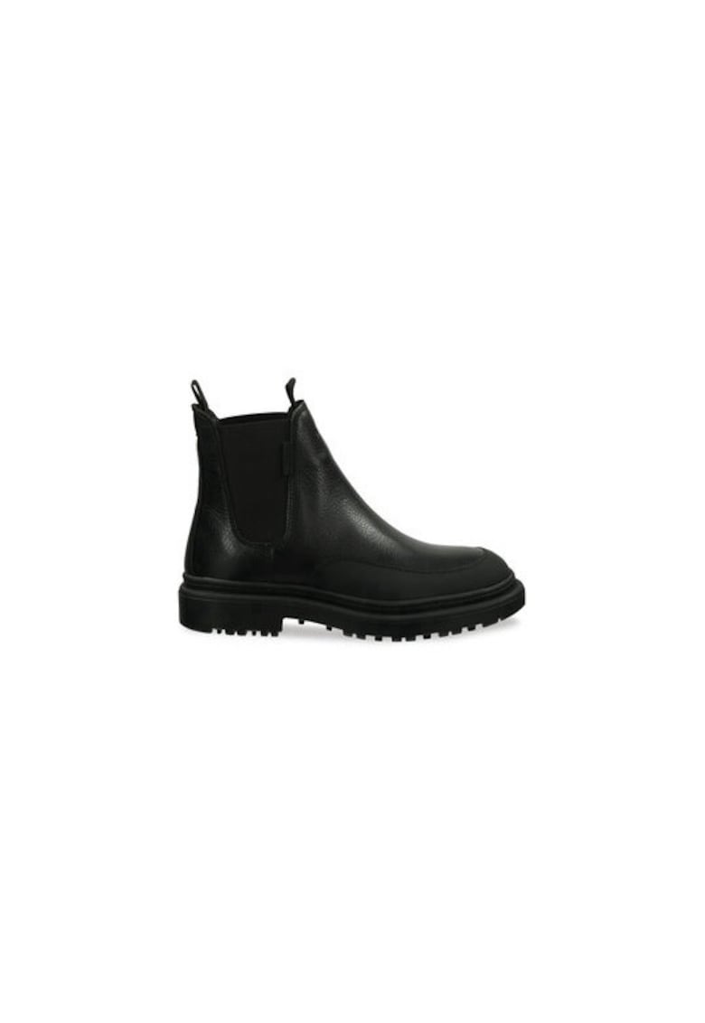 Ghete dama  304401596 - Piele naturala - 41 EU - Negru