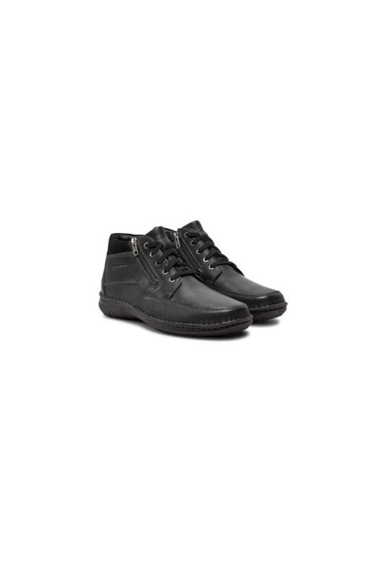 Ghete barbati  304274527 - Piele naturala - Negru - Negru