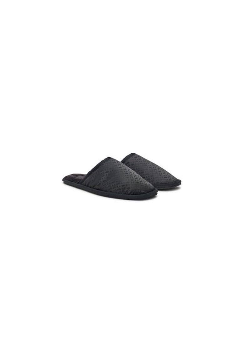 Papuci barbati  304261916 - Textil - Negru - Negru
