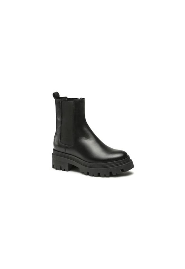 Ghete dama  303133085 - Piele naturala - 39 EU - Negru