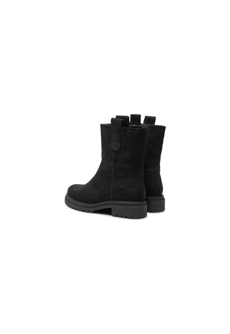 Ghete dama  304294433 - Piele naturala - Negru - Negru