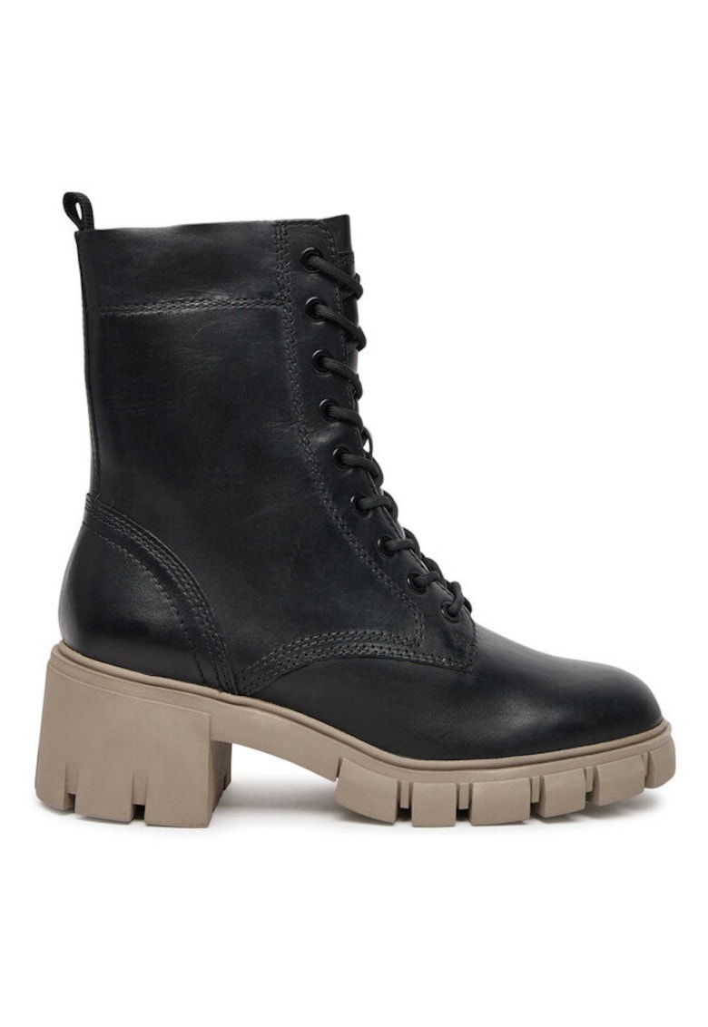 Ghete dama  304293535 - Piele naturala - Negru - Negru
