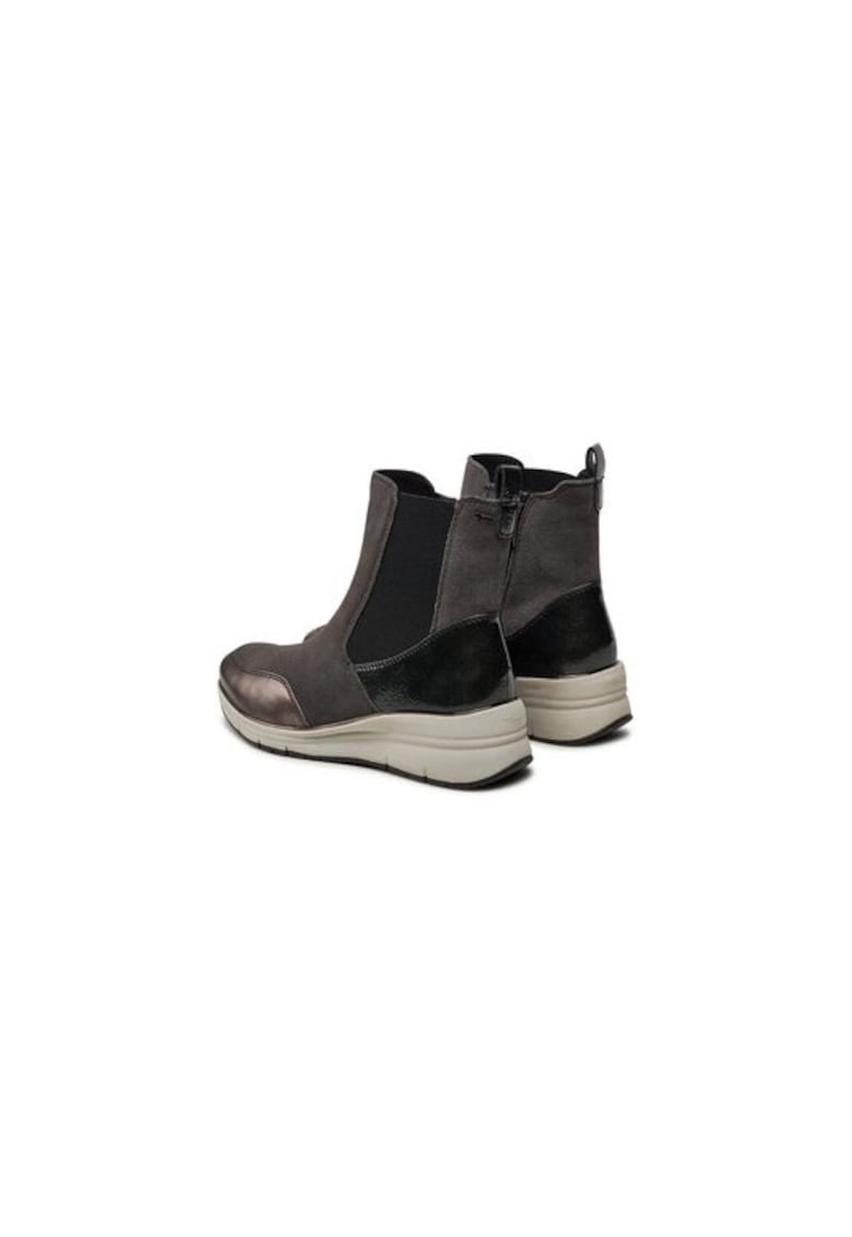 Ghete dama  304121104 - Piele ecologica - Gri - Gri
