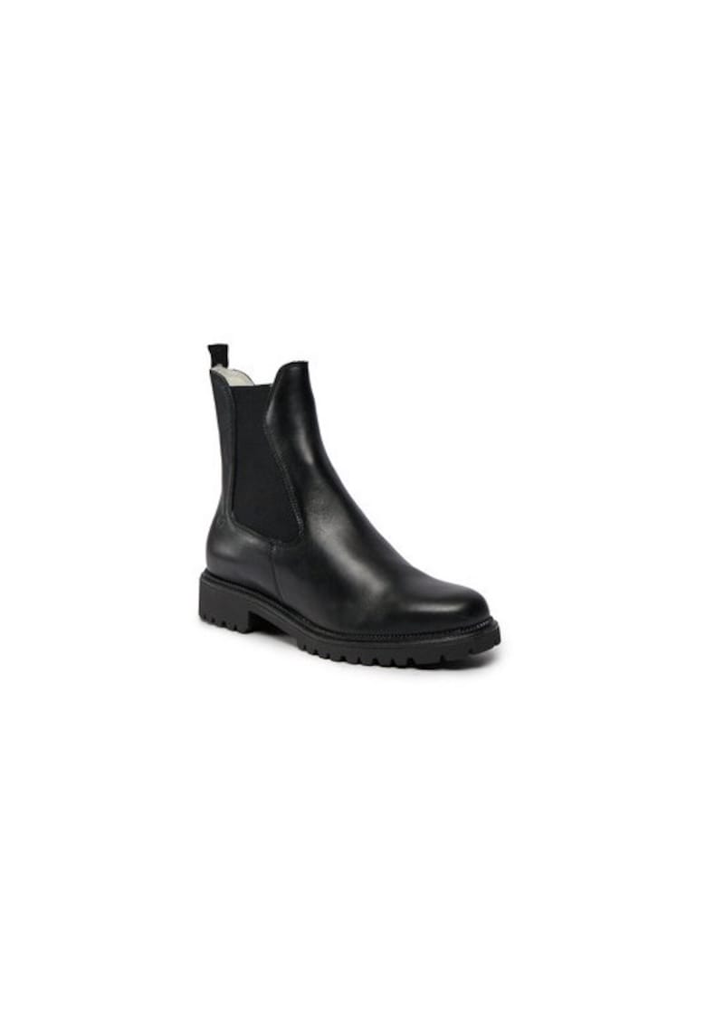 Ghete dama  303142582 - Piele naturala - Negru - Negru