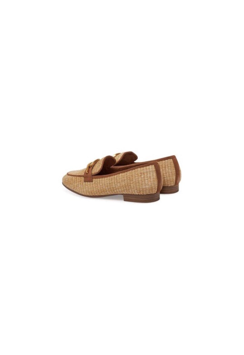 Oferte la Mocasini dama  304653070 - Sintetic - Bej - Bej