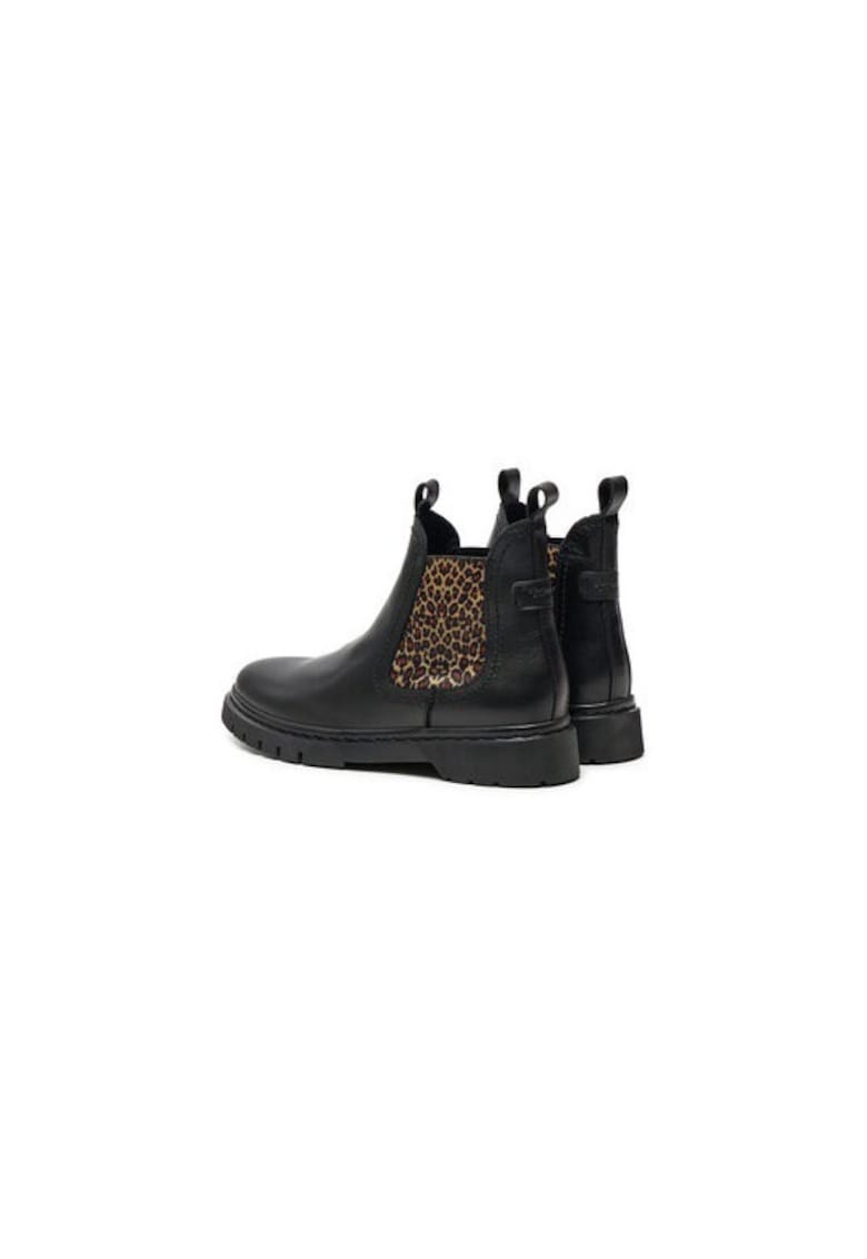 Ghete dama  304906671 - Piele naturala - Negru - Negru