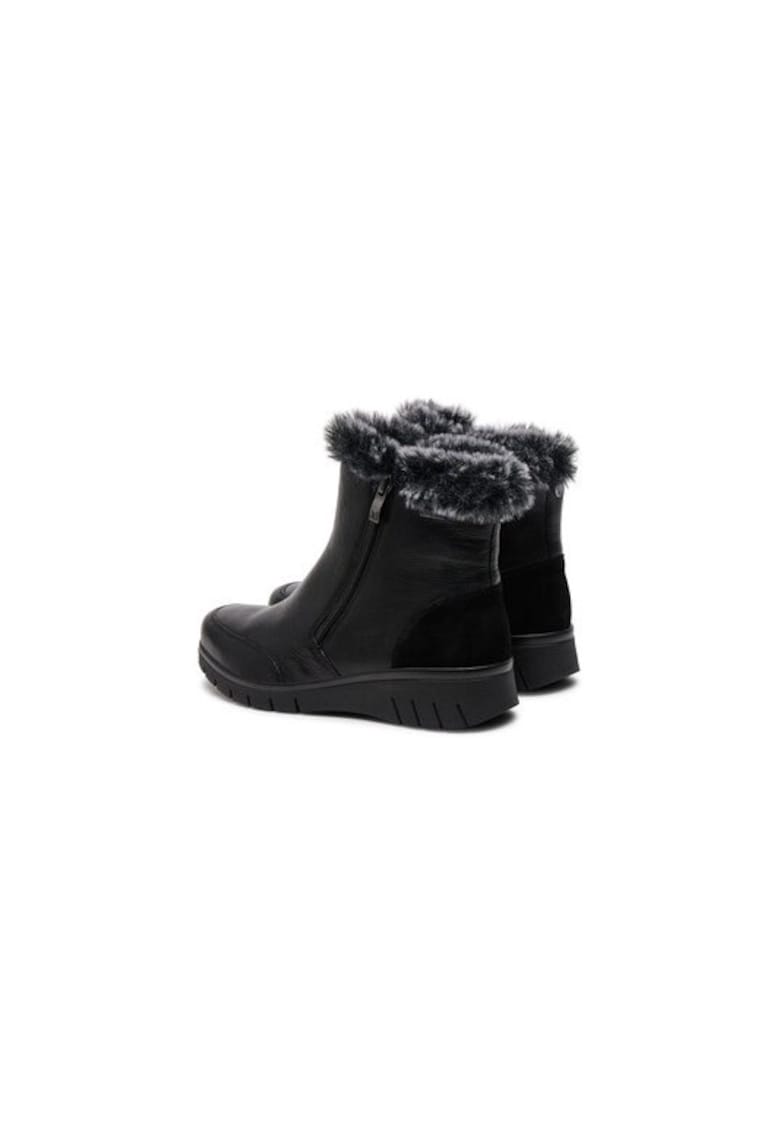 Ghete dama  304317385 - Piele naturala - Negru - Negru