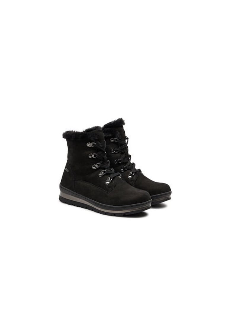 Ghete dama  304311819 - Piele naturala - Negru - Negru