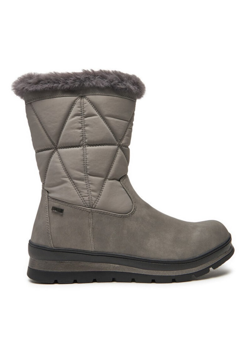 Ghete dama  304312052 - Piele naturala - Gri - Gri