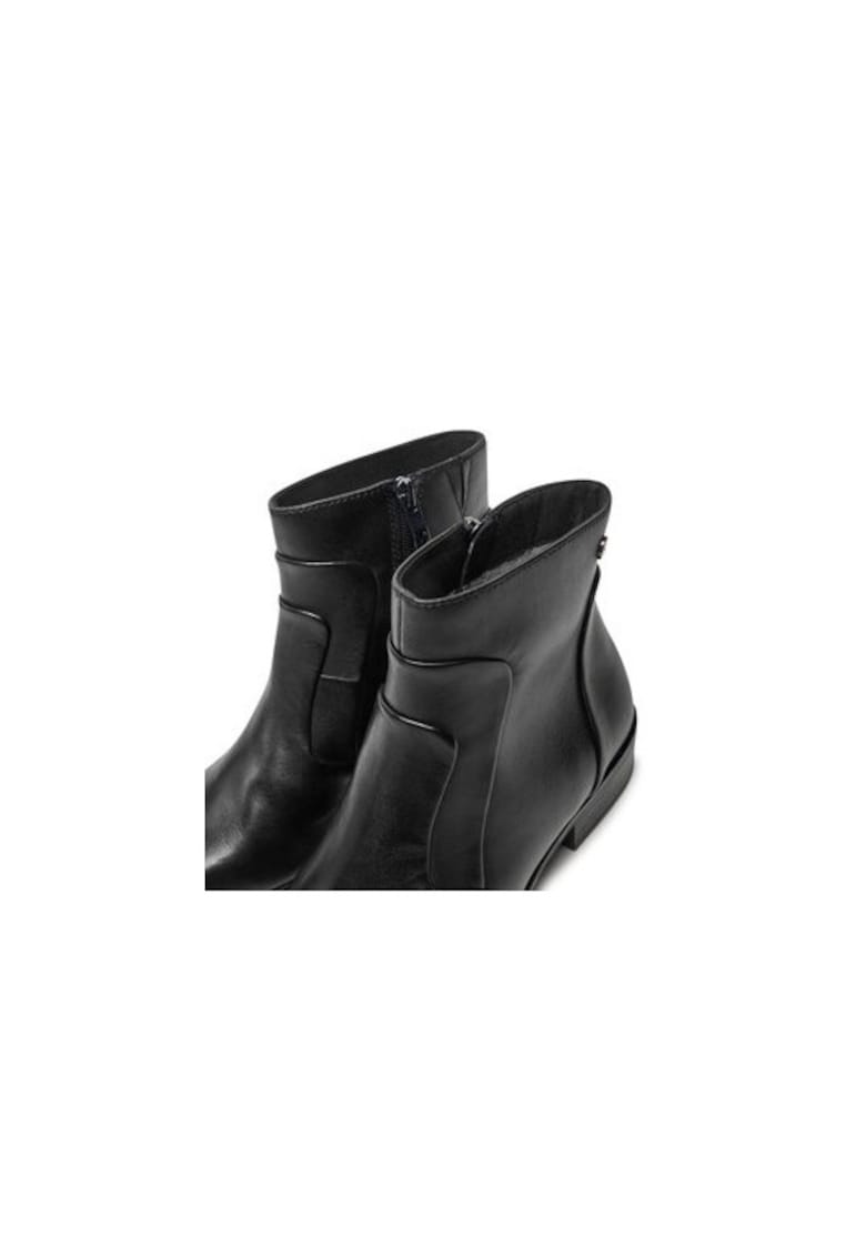 Ghete dama  304317293 - Piele ecologica - 37.5 EU - Negru