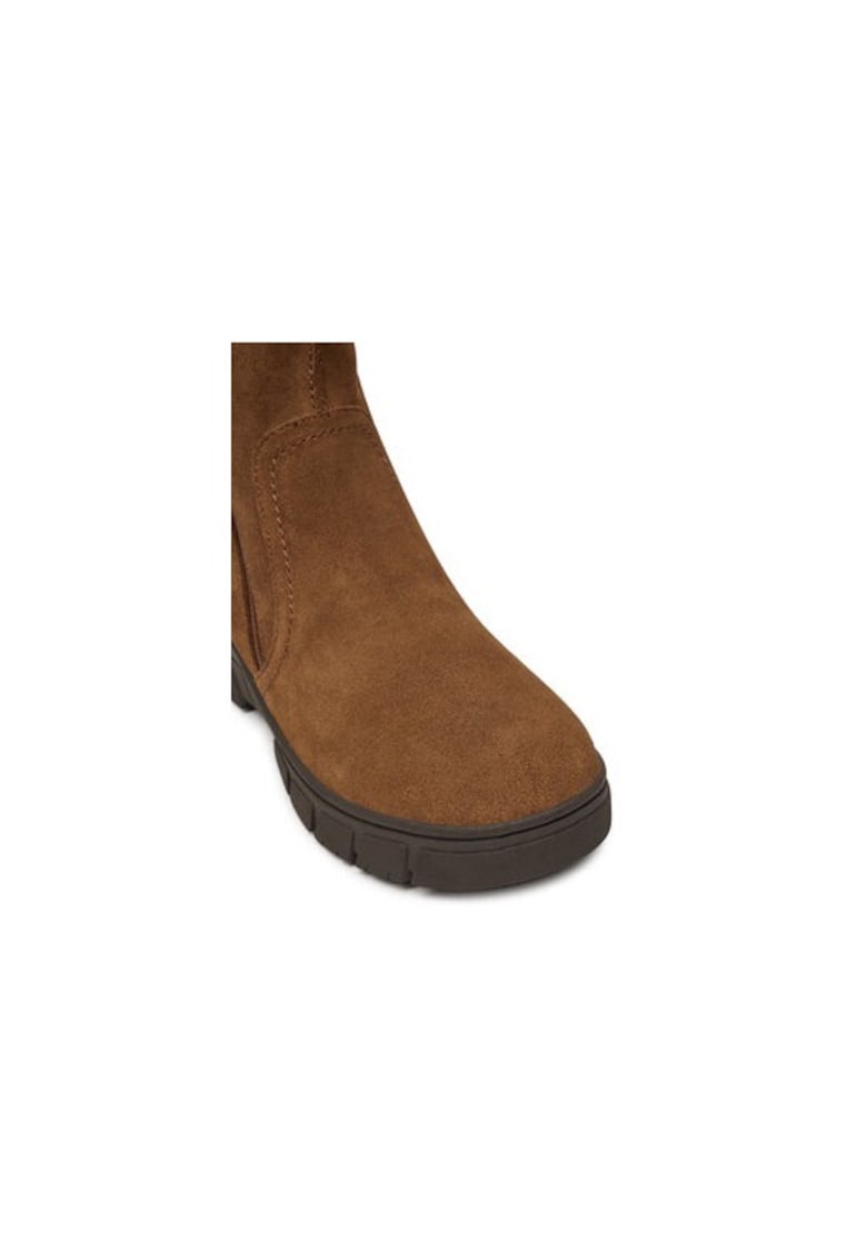 Ghete dama  304317415 - Piele naturala - Negru - Negru