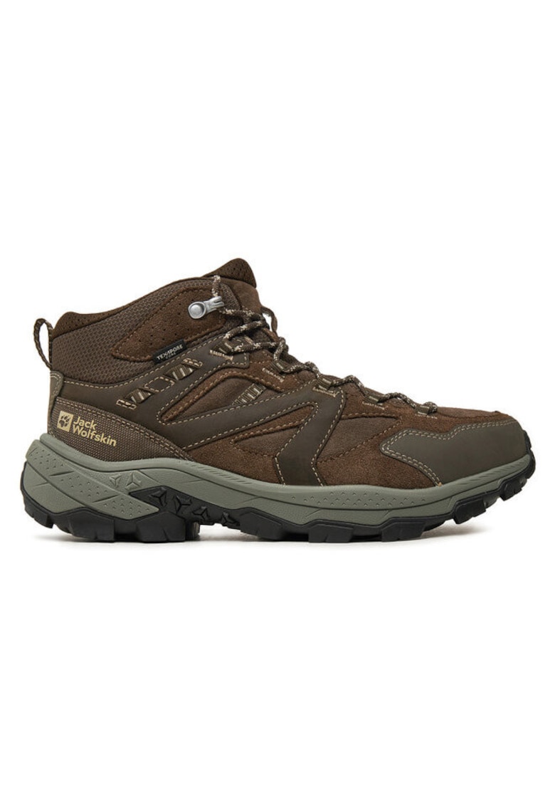 Bocanci trekking barbati  304103551 - Piele naturala - Maro - Maro