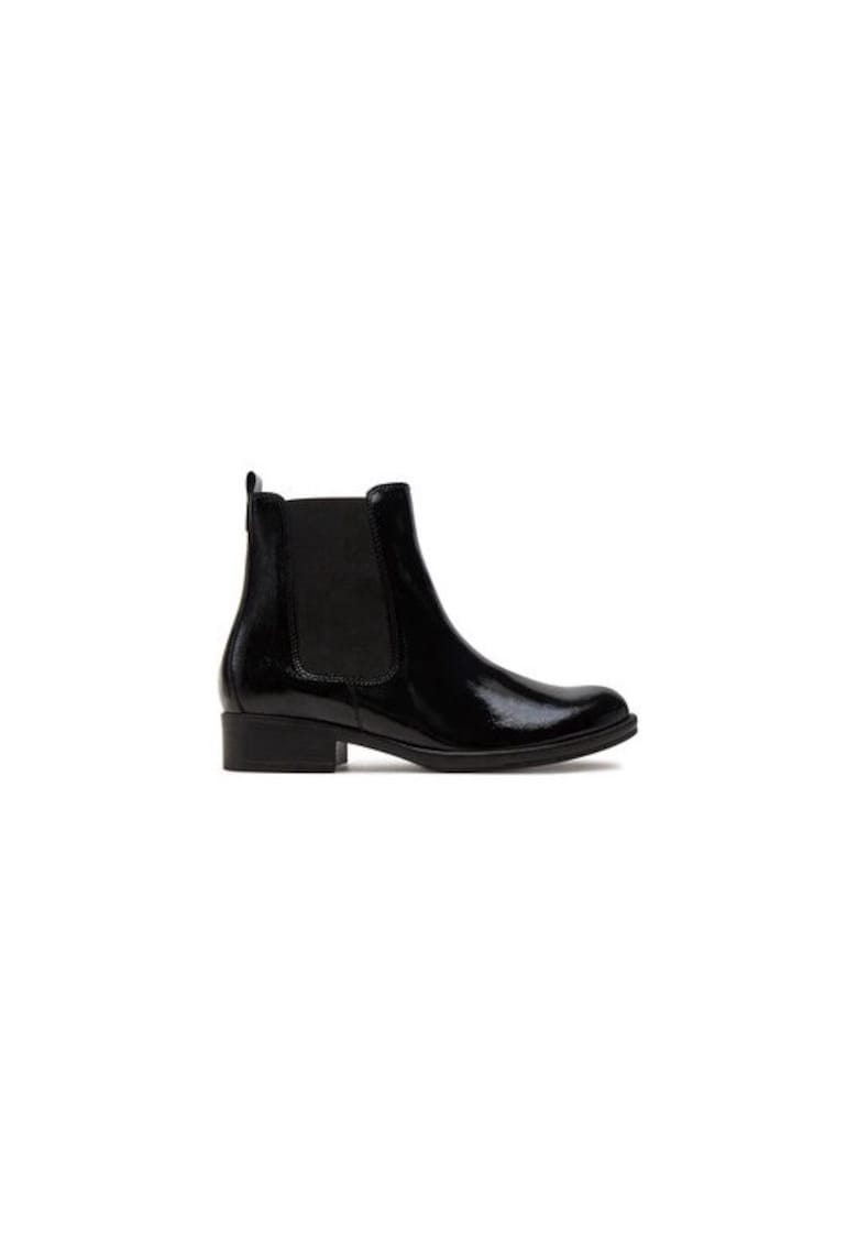 Ghete dama  304338359 - Piele naturala - Negru - Negru