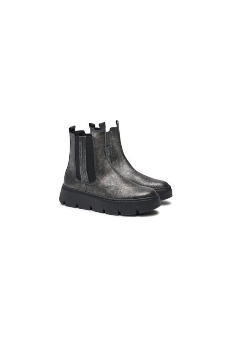 Ghete dama  304338762 - Piele ecologica - Gri - Gri