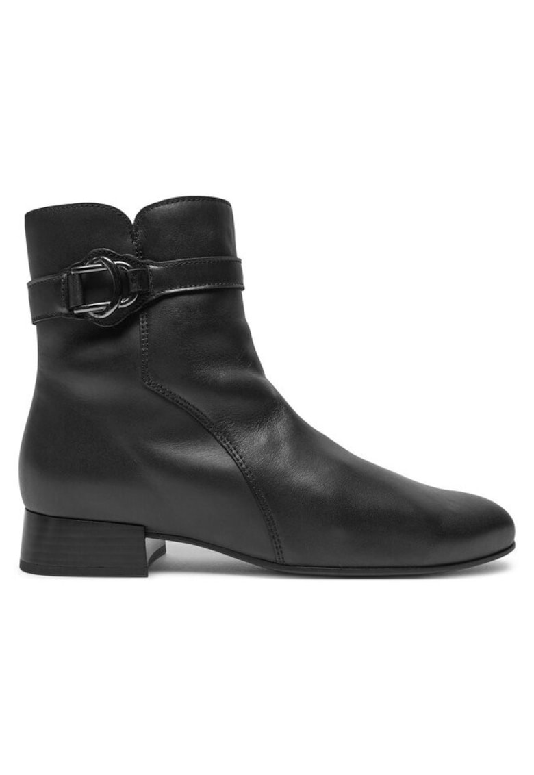Ghete dama  304338939 - Piele naturala - Negru - Negru