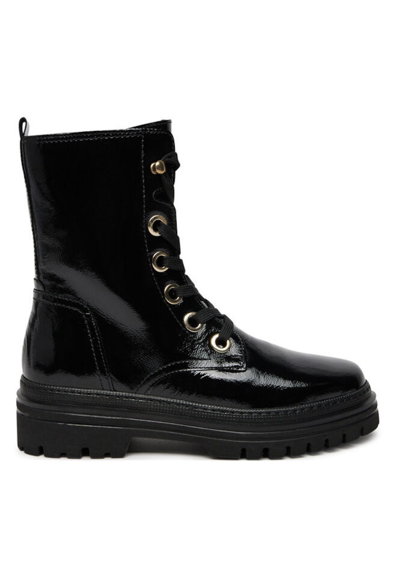 Ghete dama  304338434 - Piele naturala - Negru - Negru