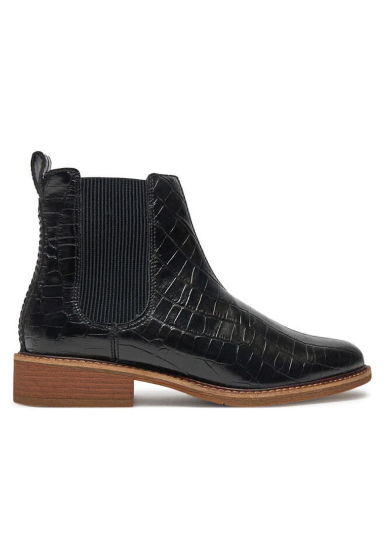 Ghete dama  304163234 - Piele naturala - 36 EU - Negru