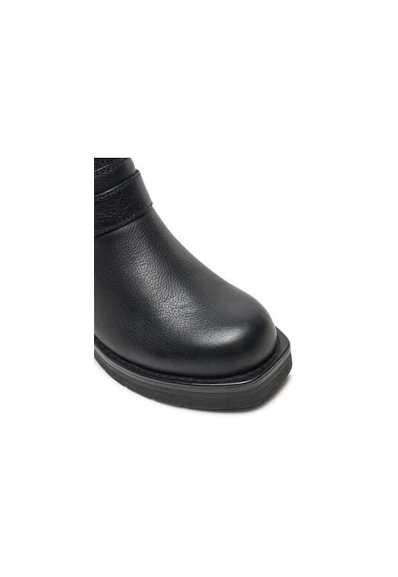 Ghete dama  304163913 - Piele naturala - 41 EU - Negru