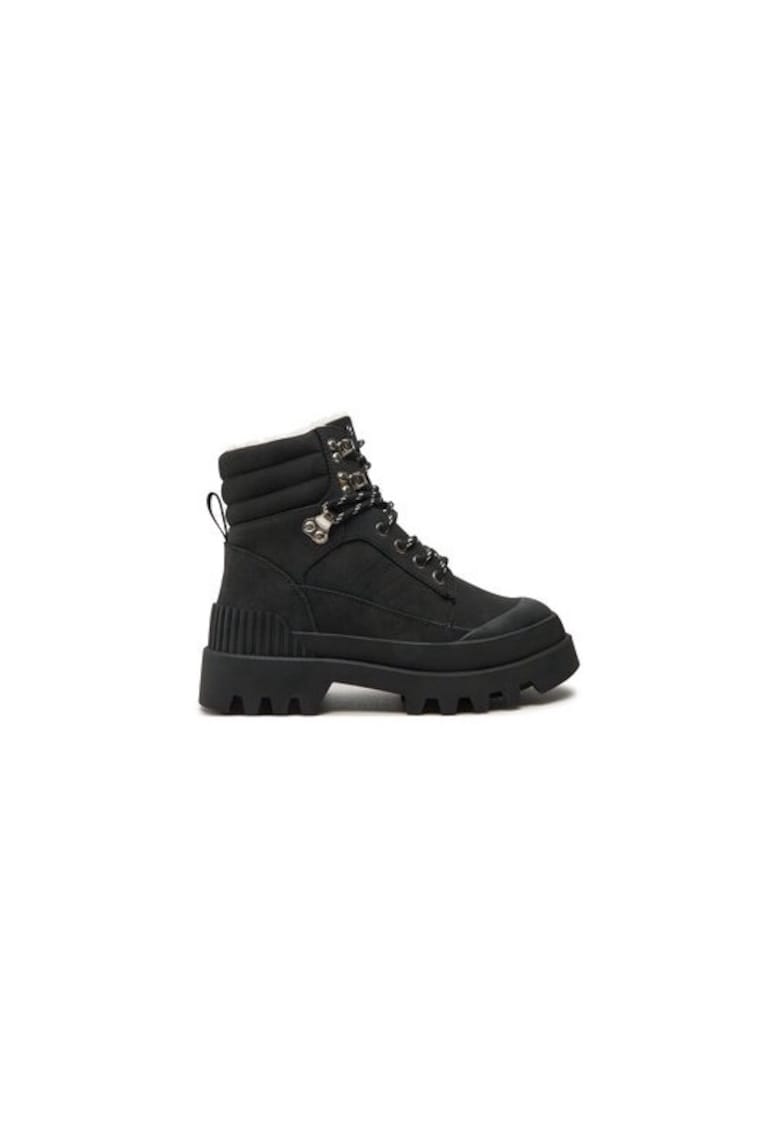 Ghete dama  304484469 - Piele ecologica - Negru - Negru