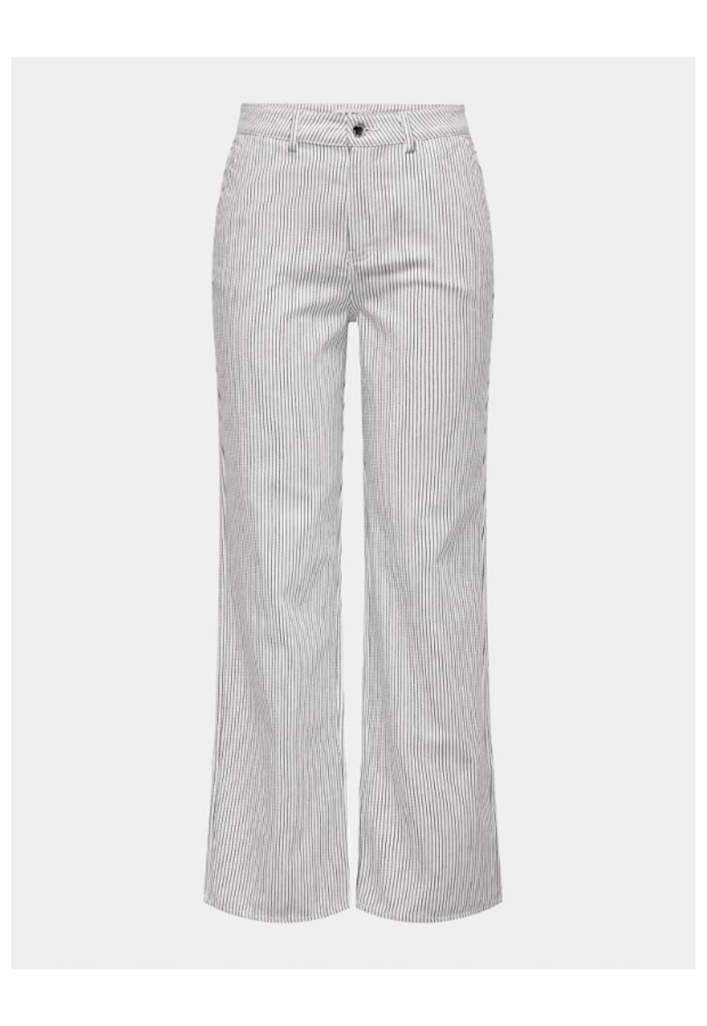 Pantaloni dama -  303392093 - Bumbac - Gri
