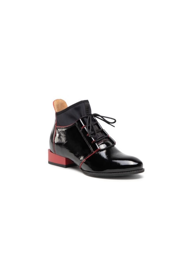 Ghete dama  208192828 - Piele naturala - Negru - Negru