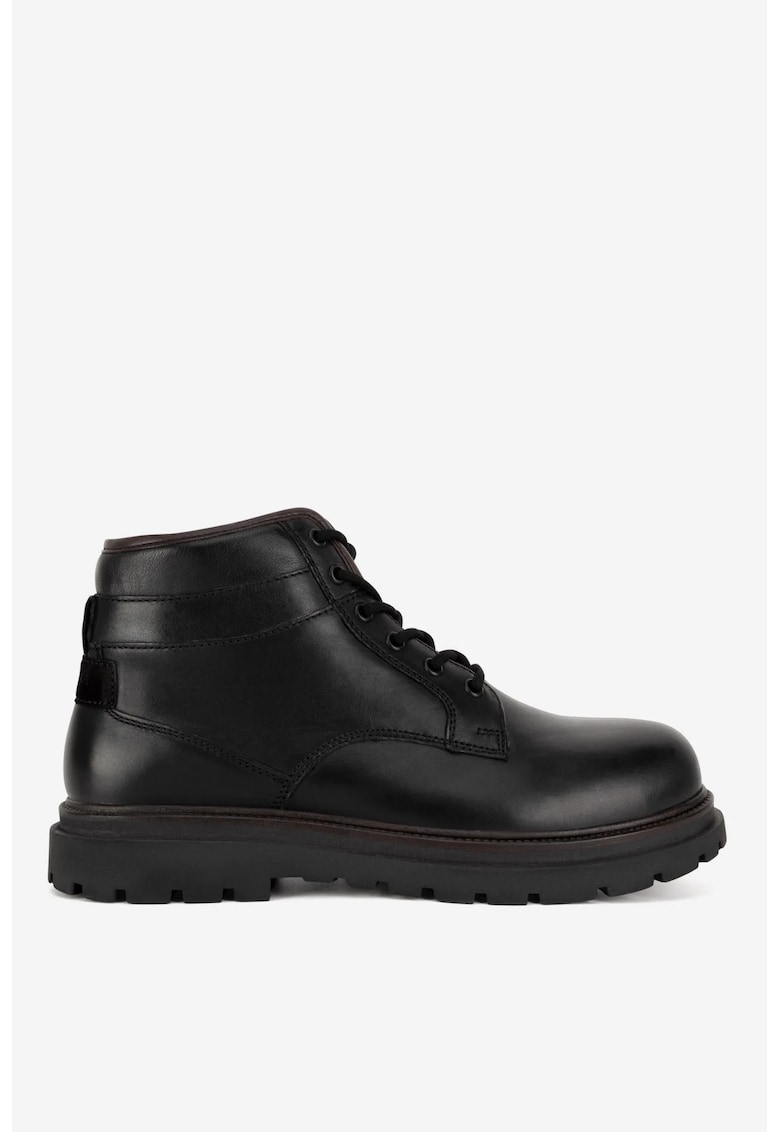 Ghete barbati  5903419360770 - Piele naturala - Negru - Negru