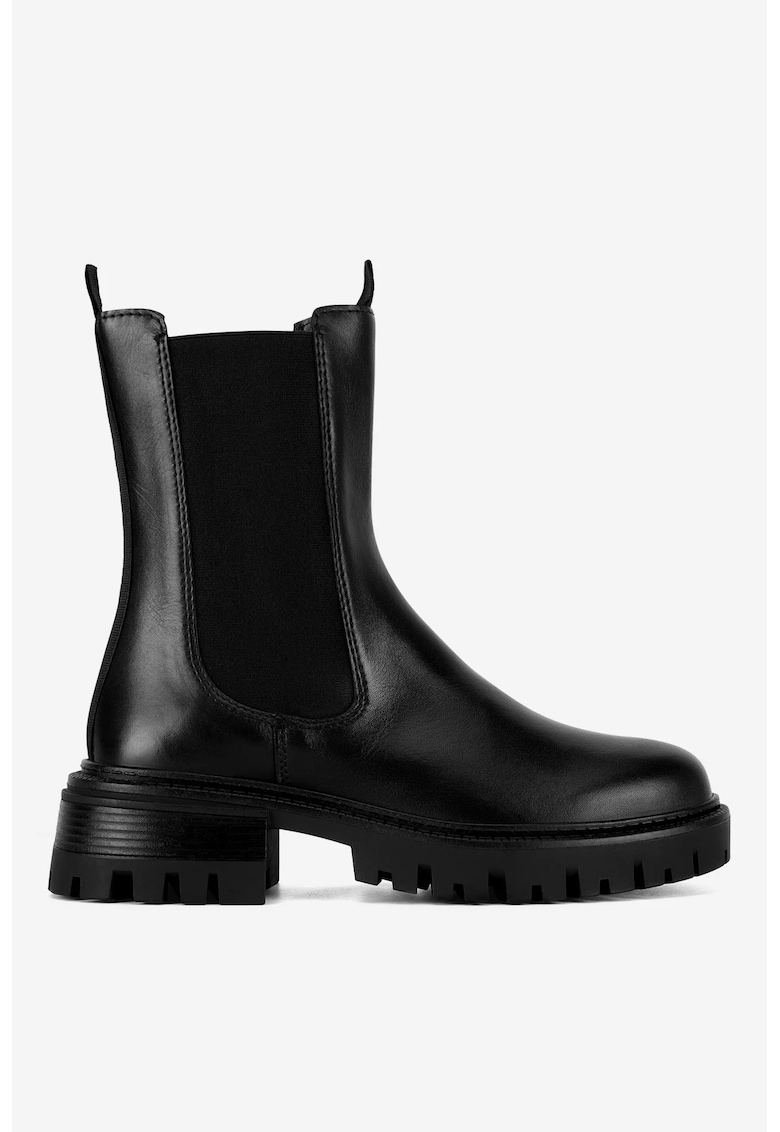 Ghete dama  5903419396779 - Piele naturala - Negru - Negru