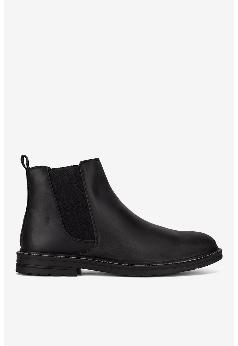 Ghete barbati  5903419549816 - Piele nabuc - Negru - Negru