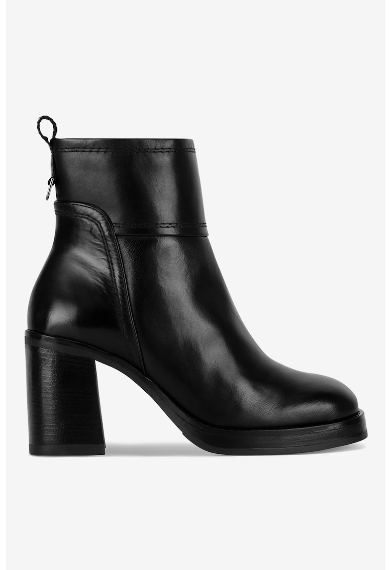 Ghete dama  5903419555466 - Piele naturala - Negru - Negru