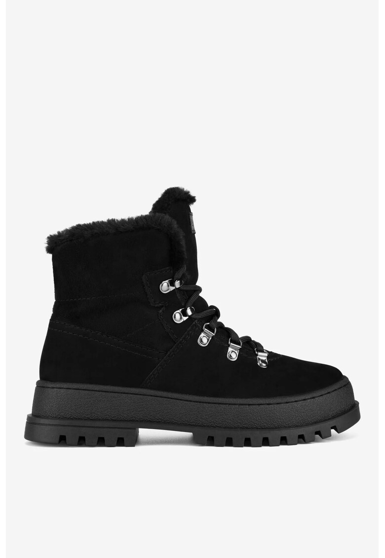 Ghete dama  5903419254949 - Piele nabuc - Negru - Negru