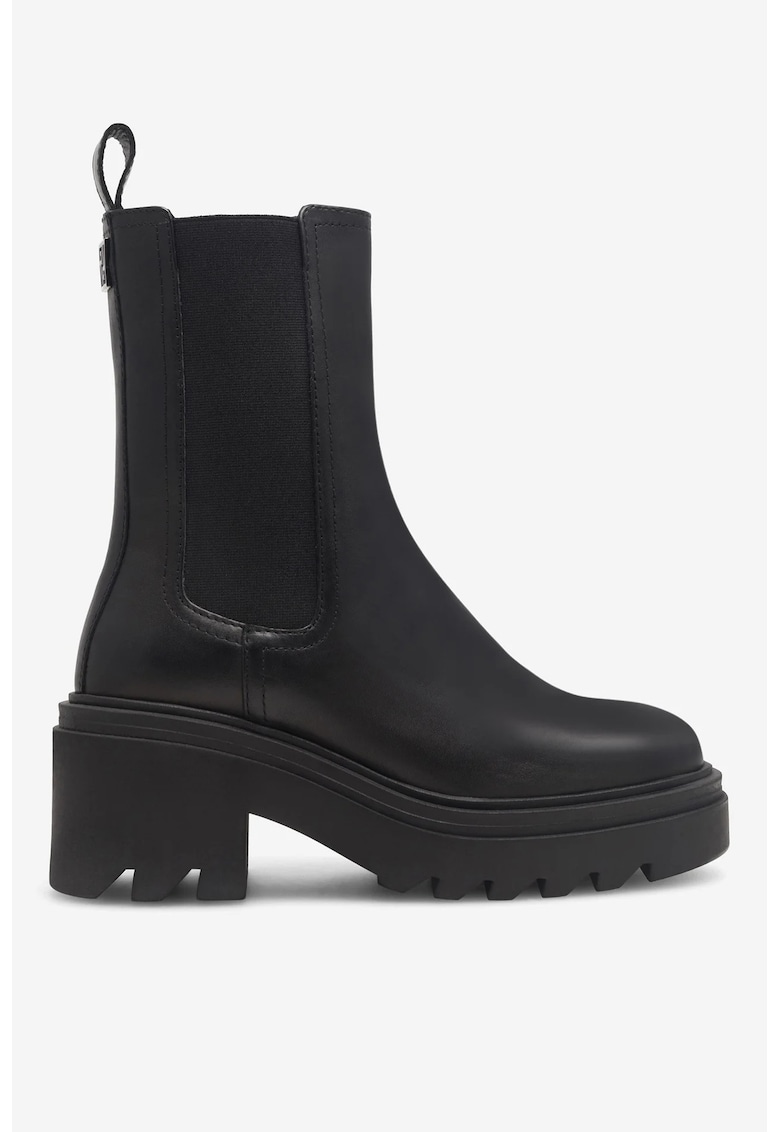Ghete dama  5903419555749 - Piele naturala - Negru - Negru
