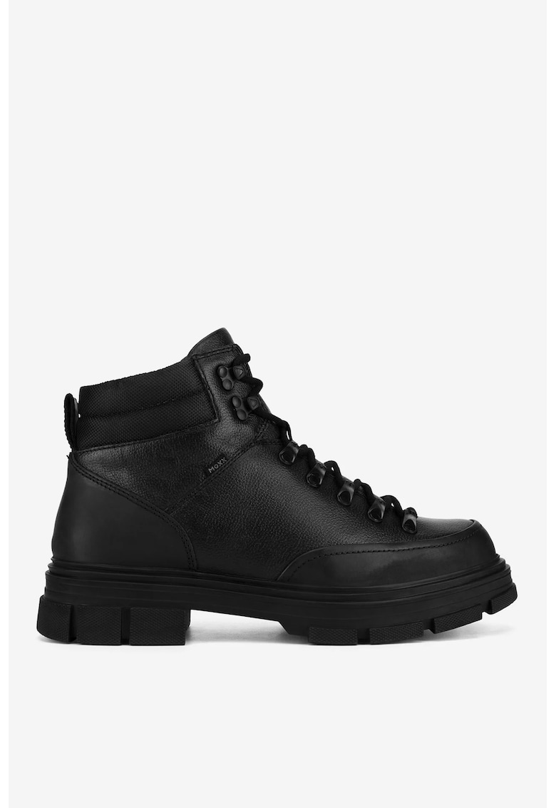 Ghete barbati  5903419561566 - Piele naturala - Negru - Negru
