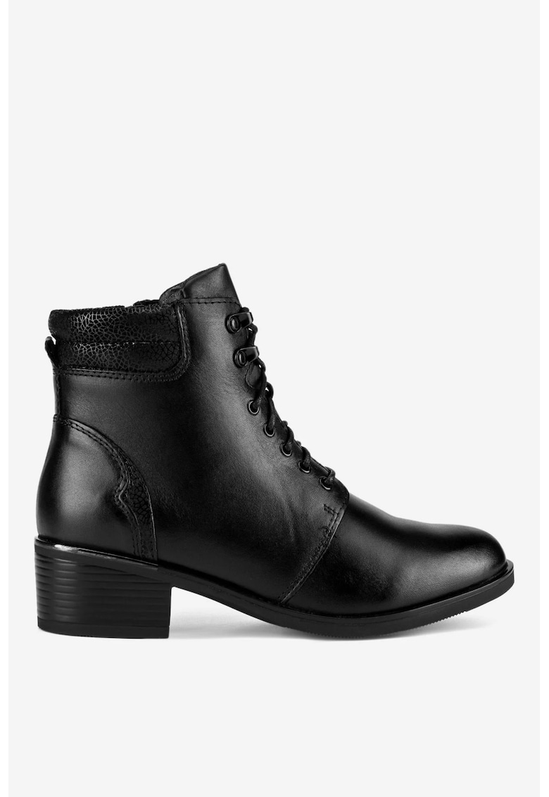 Ghete dama  5903419555954 - Piele naturala - Negru - Negru