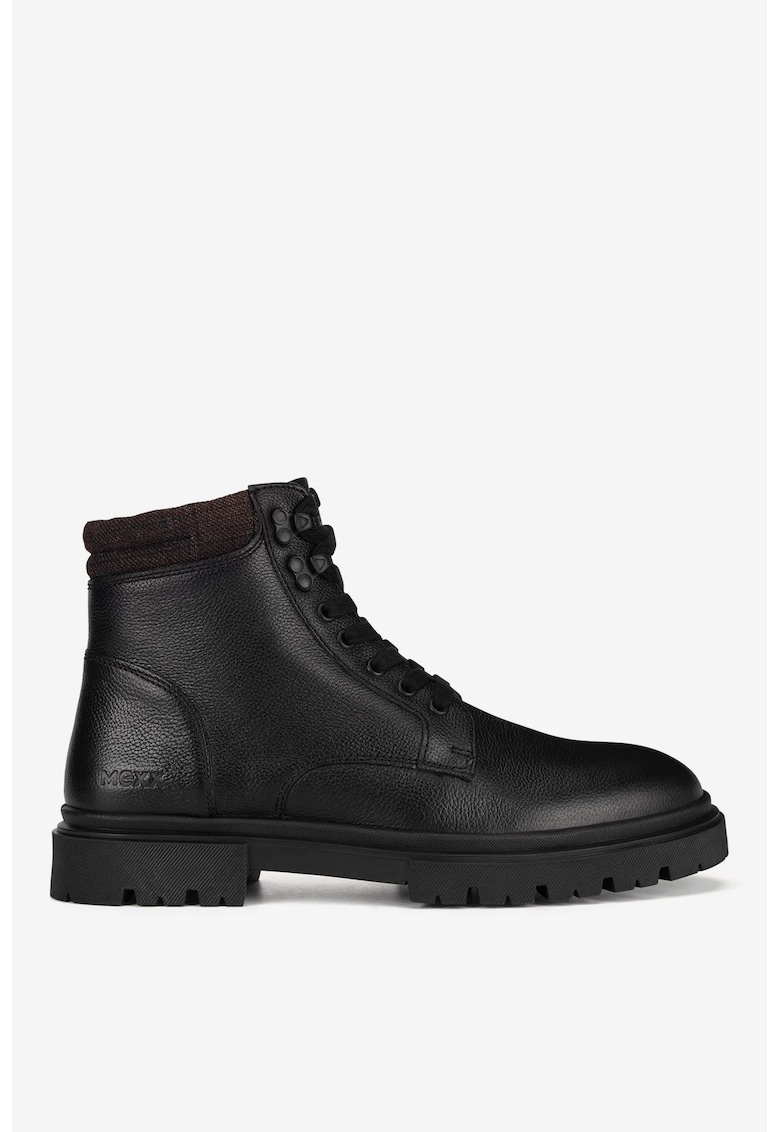 Ghete barbati  5903419664571 - Piele naturala - Negru - Negru