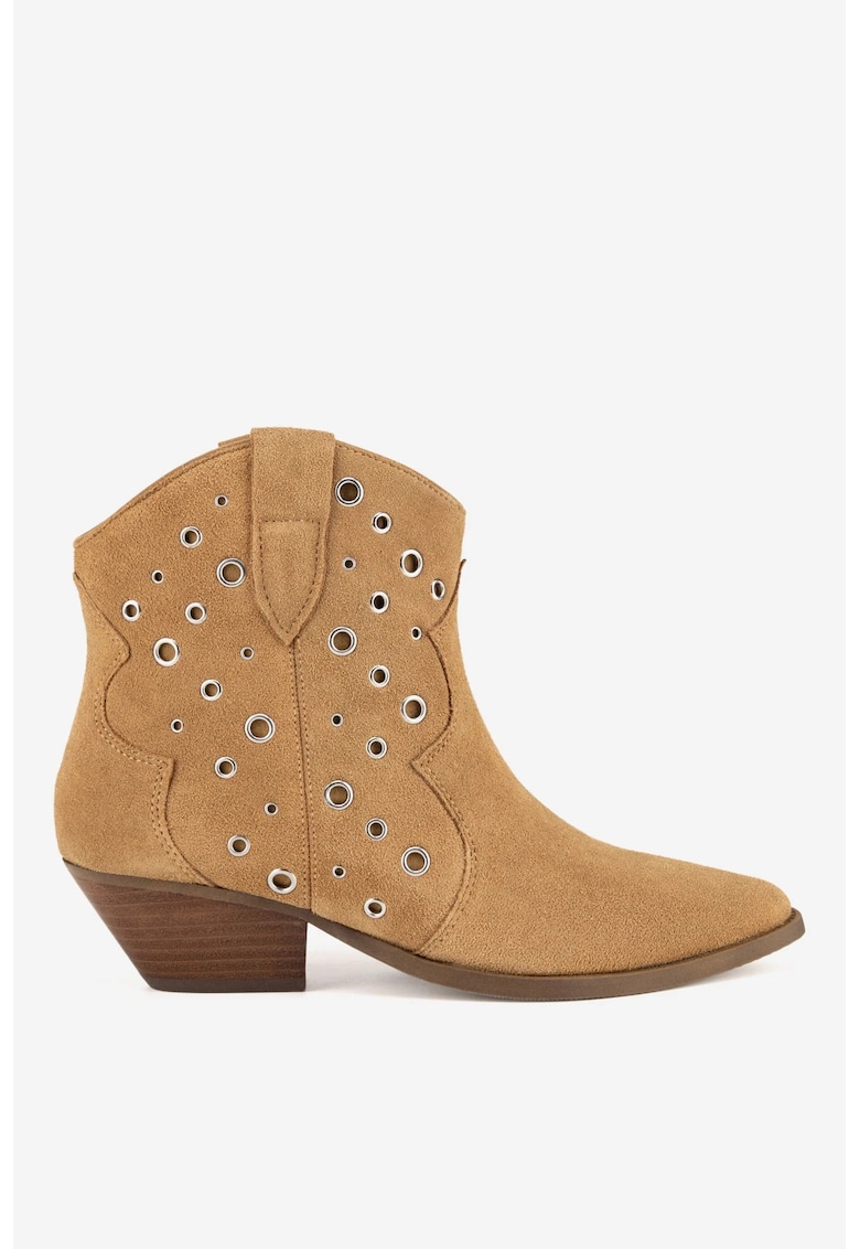 Ghete dama  5903419788239 - Piele intoarsa - Bej - Bej