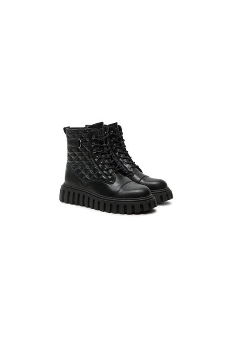 Ghete dama  304321306 - Piele naturala - Negru - Negru
