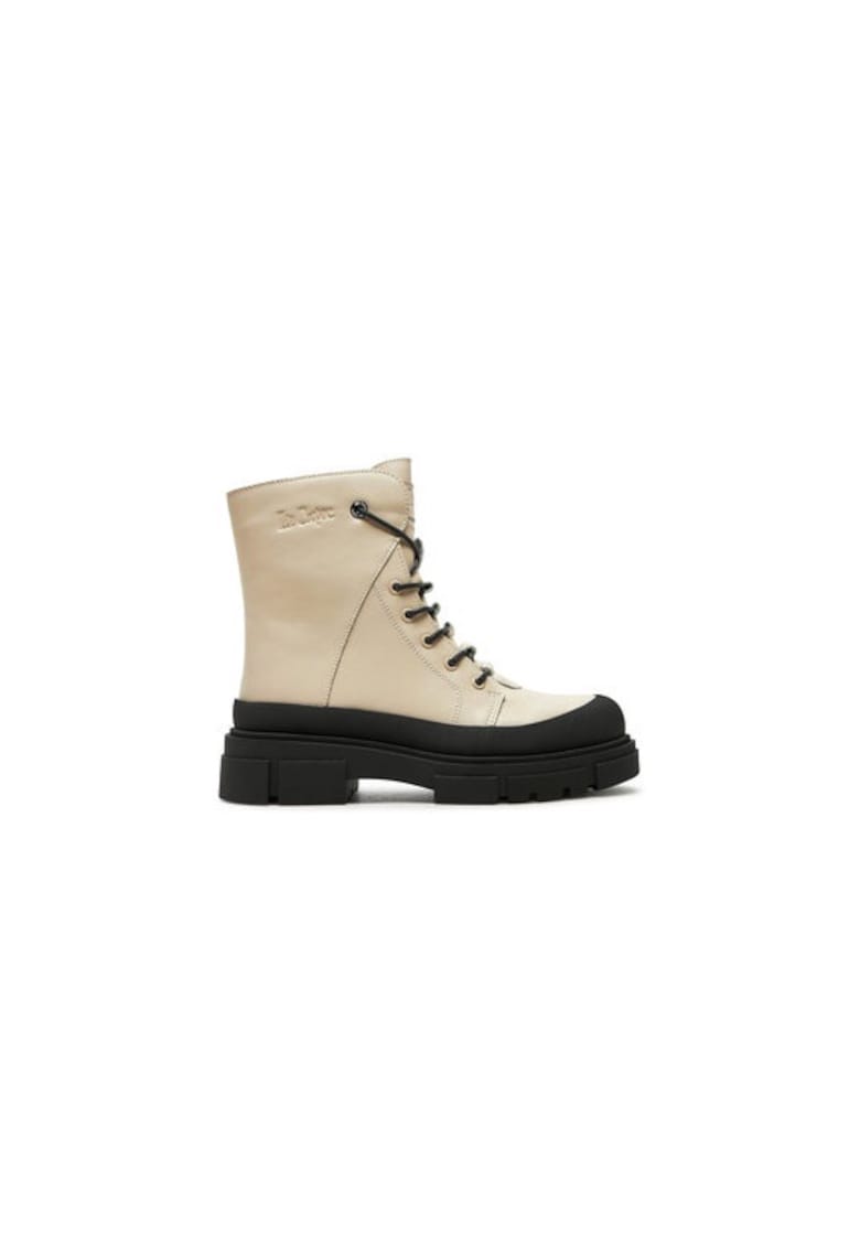 Ghete dama  304321368 - Piele naturala - Alb - Alb