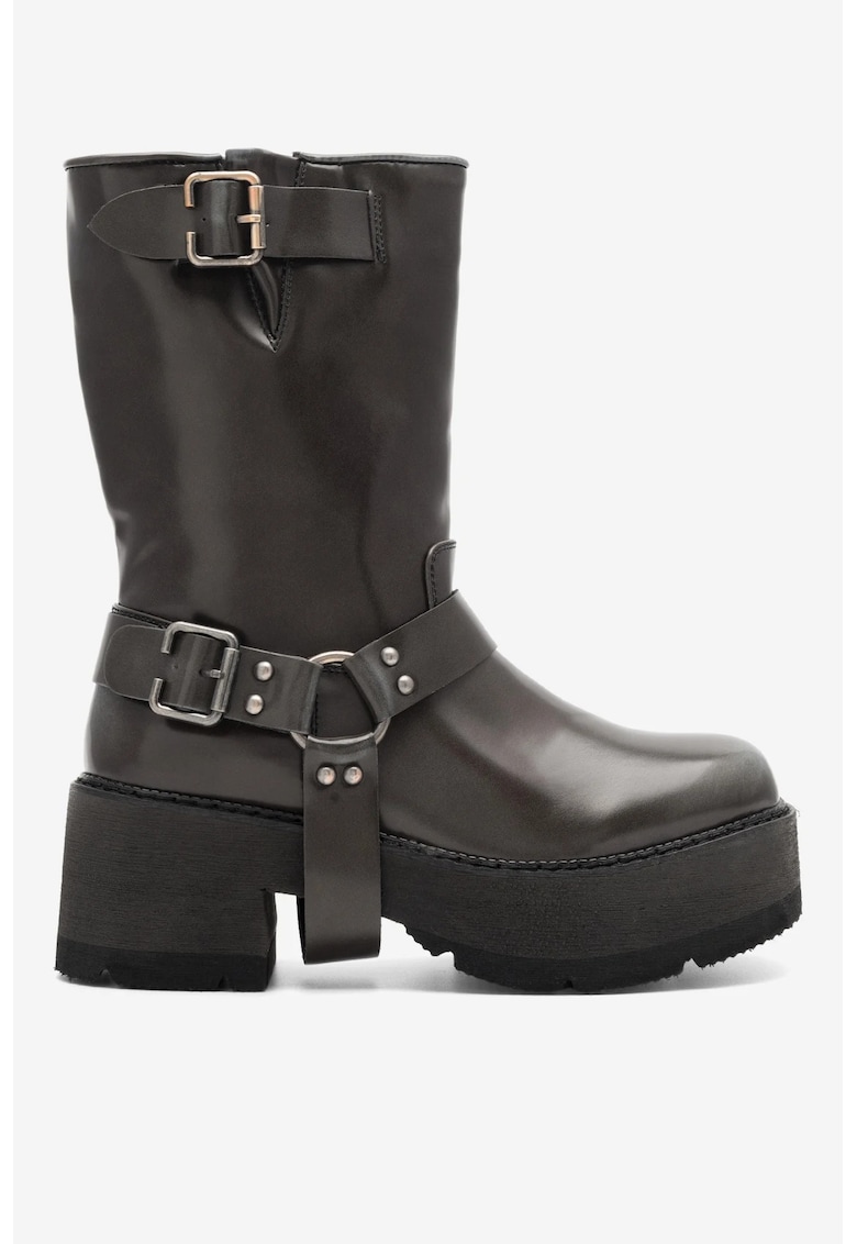 Ghete dama  5904862921648 - Sintetic - Negru - Negru