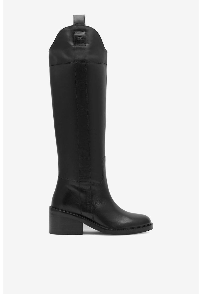 Cizme dama  5905588005032 - Piele naturala - Negru - Negru