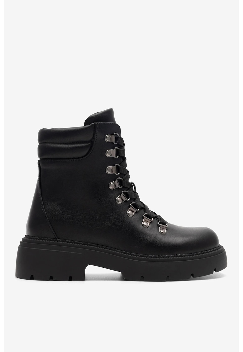 Ghete dama  5905588028550 - Sintetic - Negru - Negru